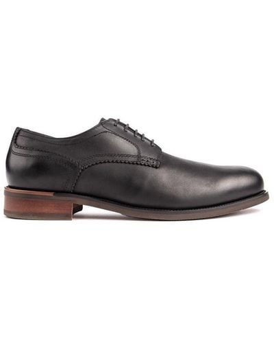 Sole Moore Plain Toe Shoes Leather - Black