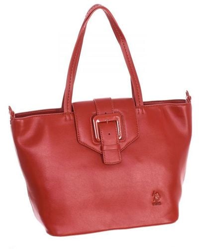 U.S. POLO ASSN. Biur25609Wvp Shopping Bag - Red