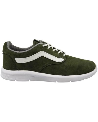 Vans Lxvi Off The Wall Iso 1.5 Denim Suede Lace Up Trainers Xb8Jbd Leather - Green