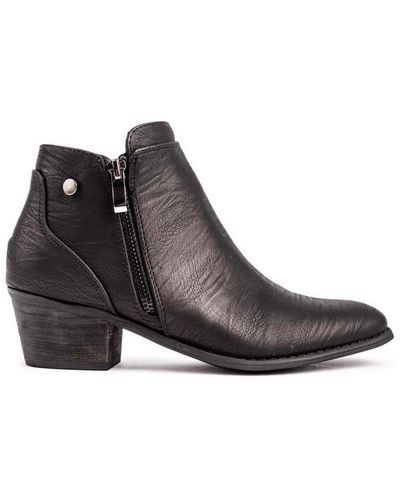 SOLESISTER Chana Zip Boots - Black