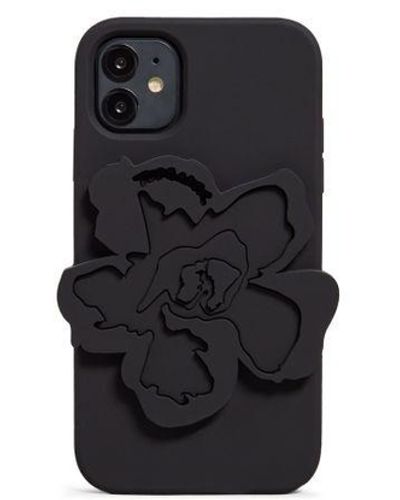 Ted Baker Roesa Magnolia Silicone Iphone 11 Clip Case - Black