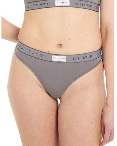 Hilfiger Icon Moulded Non-Wired Lightly Lined Triangle Bra, Grey