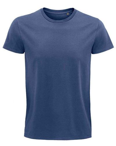 Sol's Volwassen Pionier Organisch T-shirt (denim) - Blauw