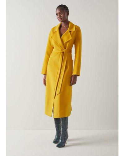 LK Bennett Anderson Coats - Yellow