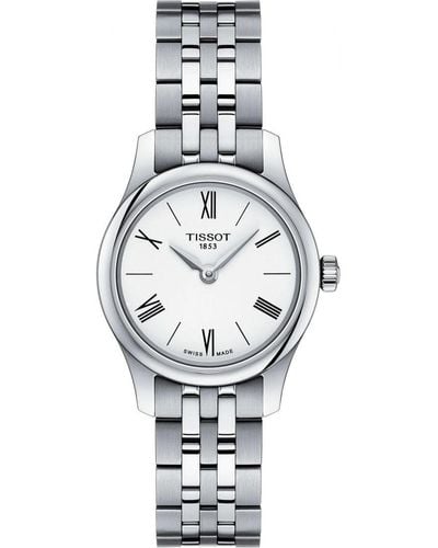 Tissot Tradition Dames Horloge Zilverkleurig T0630091101800 - Metallic
