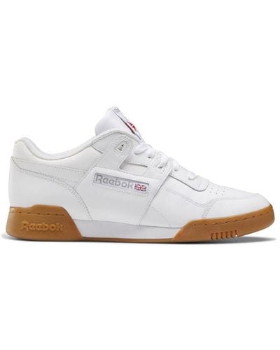 Reebok Men's Classics Workout Plus Trainers In White - Wit