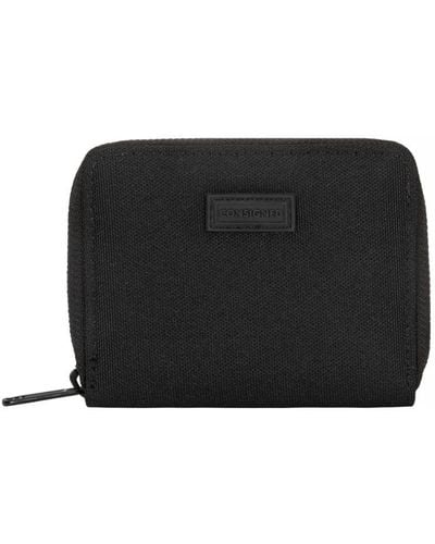 Consigned Selus Zip Round Wallet - Black