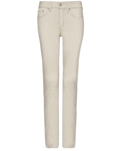 NYDJ Marilyn Straight Jeans Beige Premium Denim | Feather - Wit
