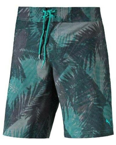 PUMA Graphic Beach Shorts Swimming Trousers 513835 22 Textile - Green