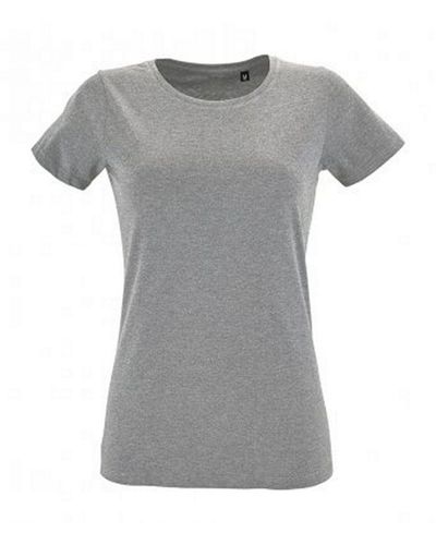 Sol's Regent Fit T-shirt Met Korte Mouwen (grijze Mergel) - Grijs