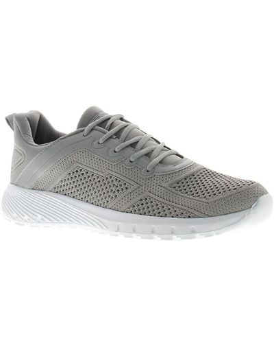 Wynsors Trainers Lace Up Rivers Lightweight Mesh Upper - Grey
