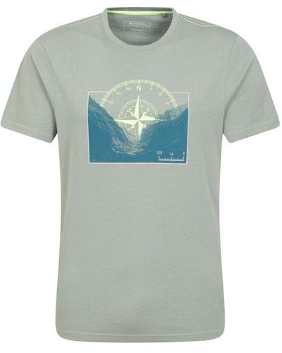 Mountain Warehouse Compass Organic T-Shirt () - Green