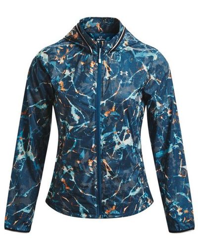 Under Armour Womenss Ua Storm Outrun The Cold Jacket - Blue