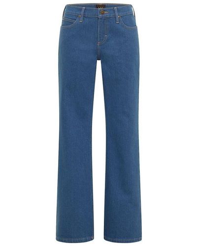 Lee Jeans Bootcut Gespoeld - Blauw