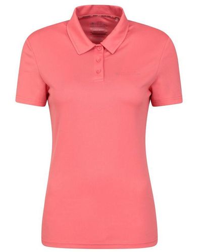 Mountain Warehouse Classic Isocool Golf Poloshirt (roze)