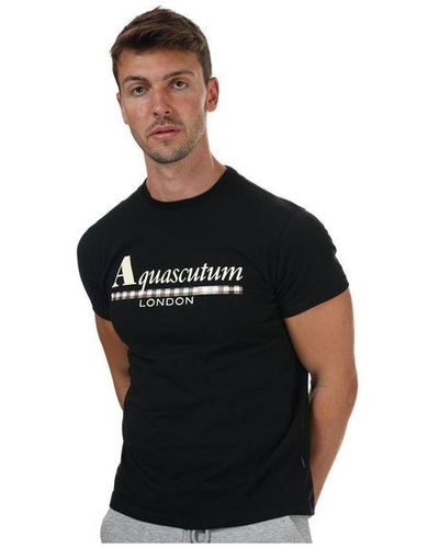 Aquascutum T-Shirt - Black