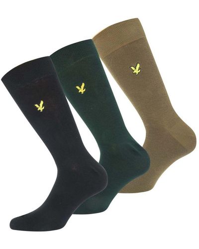 Lyle & Scott And Angus 3 Pack Socks - Multicolour