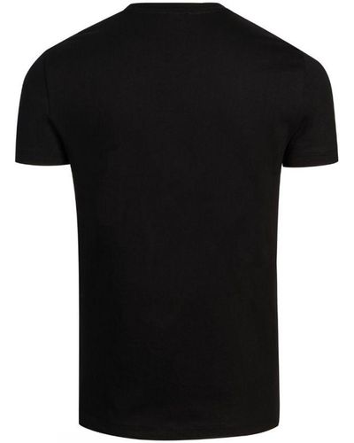 DIESEL T-diego-a3 "dsl" Box Logo Black T-shirt Cotton