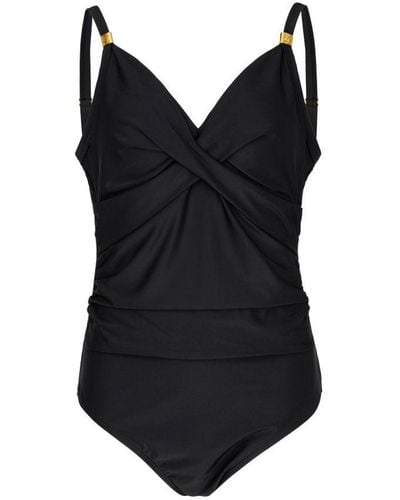 Miso Swimsuit One Piece Swimwear Beachwear - Black