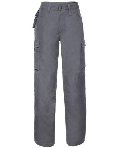 Russell Work Wear Heavy Duty Trousers / Pants(Regular) (Convoy) - Grey