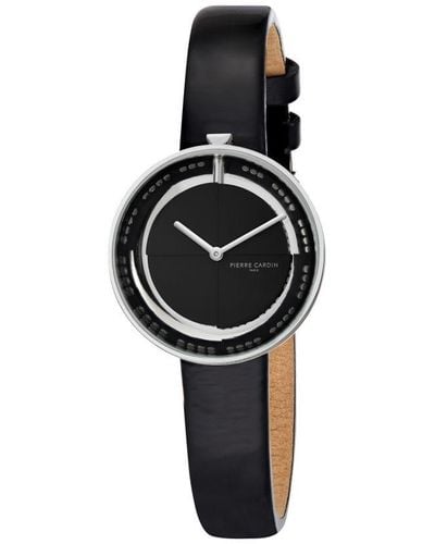 Pierre Cardin Marais Watch Cma.0000 Leather - Black