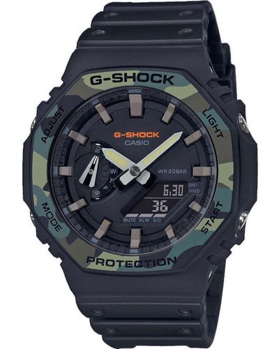 G-Shock G-shock Black Watch Ga-2100su-1aer - Blue