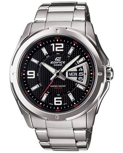 G-Shock Edifice Horloge Zilverkleurig Ef-129d-1avef - Metallic