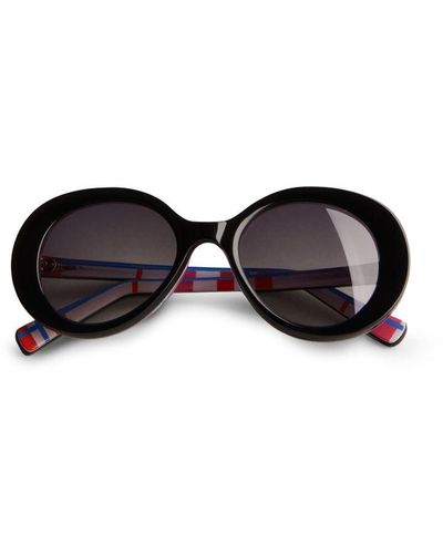 Ted Baker Sixties 1960'S Round Frame Sunglasses - Black