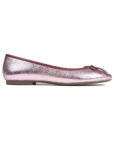 Radley Pink Flower Stud Shoes - Purple