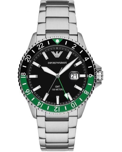 Emporio Armani Diver Watch Ar11589 Stainless Steel (Archived) - Metallic