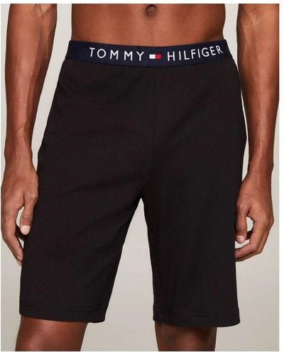 Tommy Hilfiger Jersey Lounge Shorts - Black