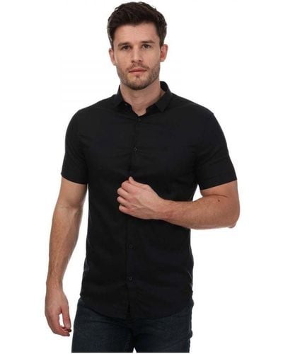 Armani Short Sleeve Shirt - Black