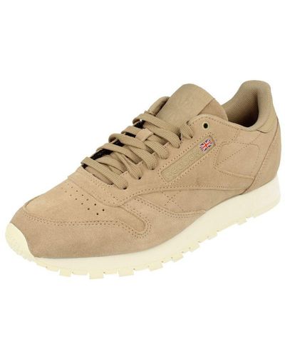 Reebok Classic Cl Leather Mcc Trainers Trainers - Natural
