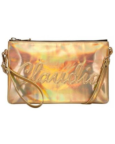 Claudia Canova "" Signature Clutch Bag - Natural