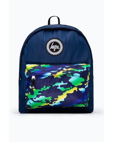 Hype Print Backpack - Blue