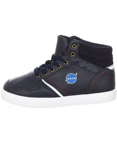 NASA Csk5 High Style Lace-Up Sports Shoes - Blue
