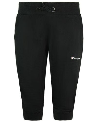 Champion Athletic Capri Trousers Cotton - Black