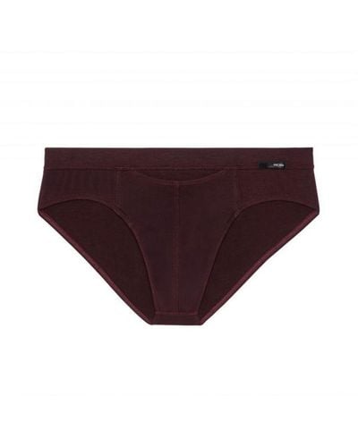 Hom Ho1 Soft Comfort Mini Briefs Cotton - Purple