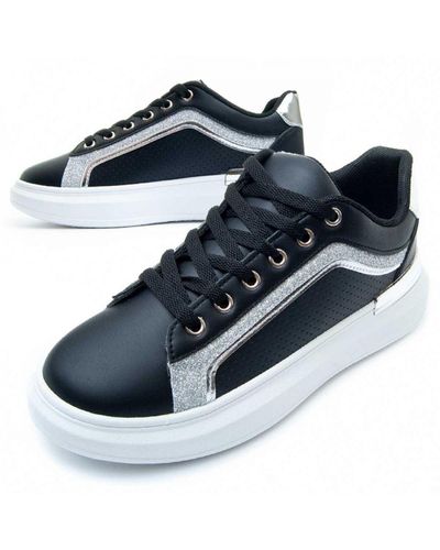 Montevita Sneaker Balen3 In Negro - Blauw