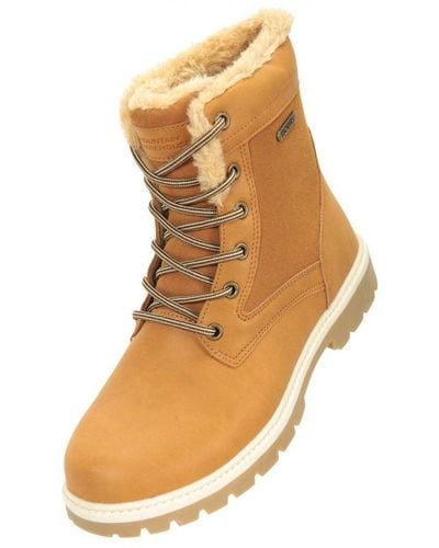 Mountain Warehouse Ladies Thermal Waterproof Ankle Boots () - Natural