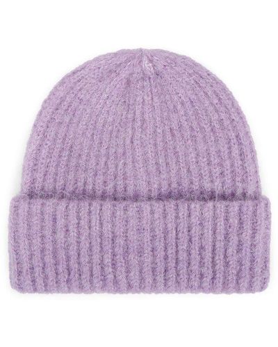 Carvela Kurt Geiger Icon Beanie Hat - Purple