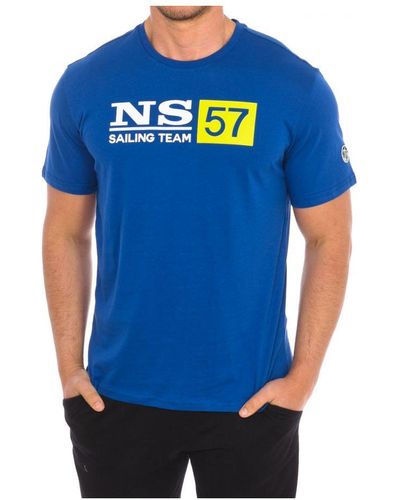North Sails Short Sleeve T-Shirt 9024050 - Blue