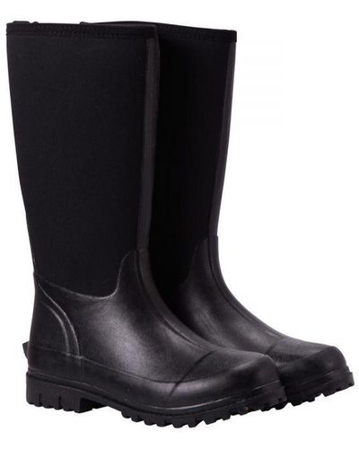 Mountain Warehouse Ladies Mucker Neoprene Calf Boots () - Black