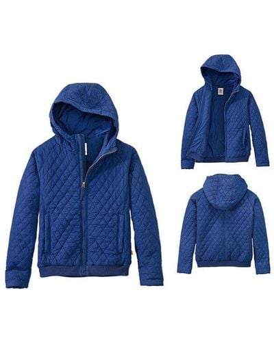 Timberland Cherry Mountain Zip Up Long Sleeve Blue Jacket 6610j 485 A49c Textile
