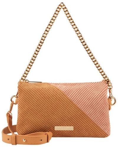 Laura Ashley Clutch Bag Fabric - Brown