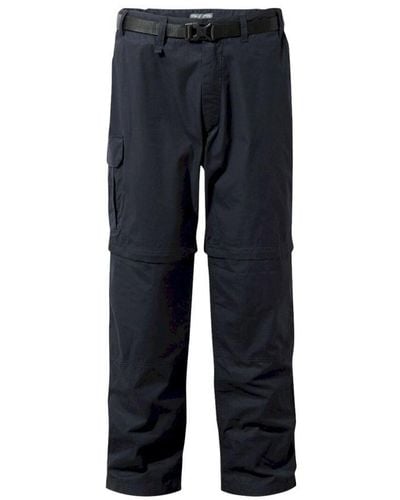 Craghoppers Outdoor Classic Kiwi Convertible Trousers - Blue
