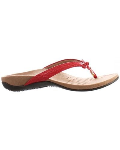 Vionic Bellaii Red Flip-flops Leather - Pink