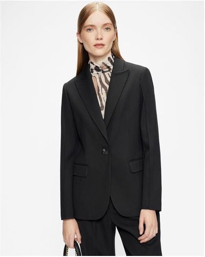 Ted Baker Popiey Tailored Single Breasted Jacket - Black