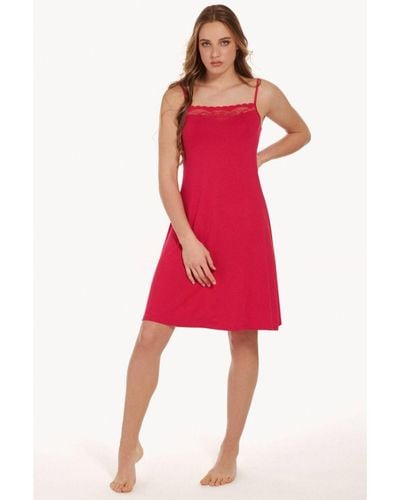 Lisca 'Evelyn' Modal Nightdress - Red