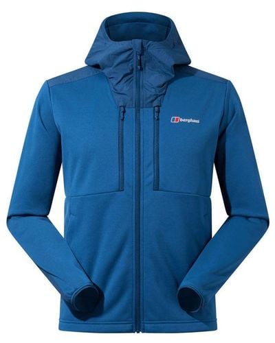 Berghaus Reacon Hooded Jacket In Turquoise - Blauw